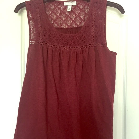 Motherhood Maternity Maroon Blouse - Picture 1 of 1